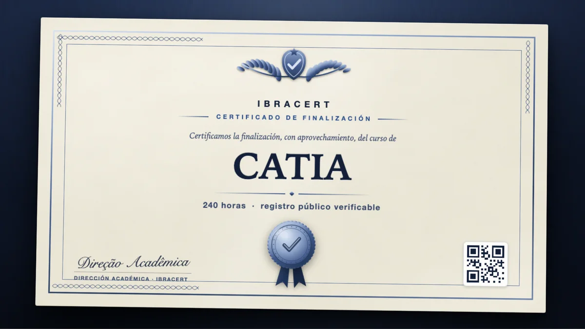 Portada del curso CATIA