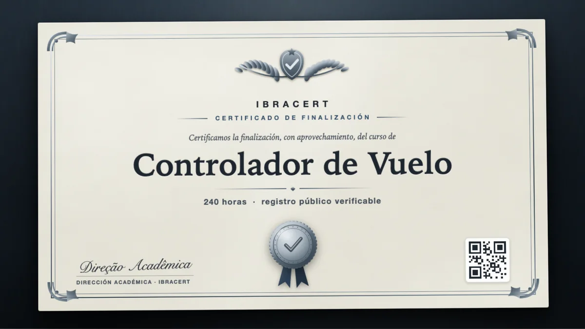 Portada del curso Controlador de Vuelo