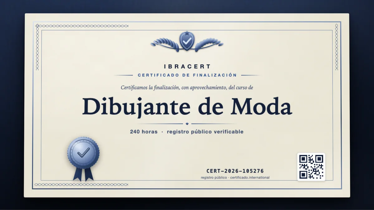 Portada del curso Dibujante de Moda