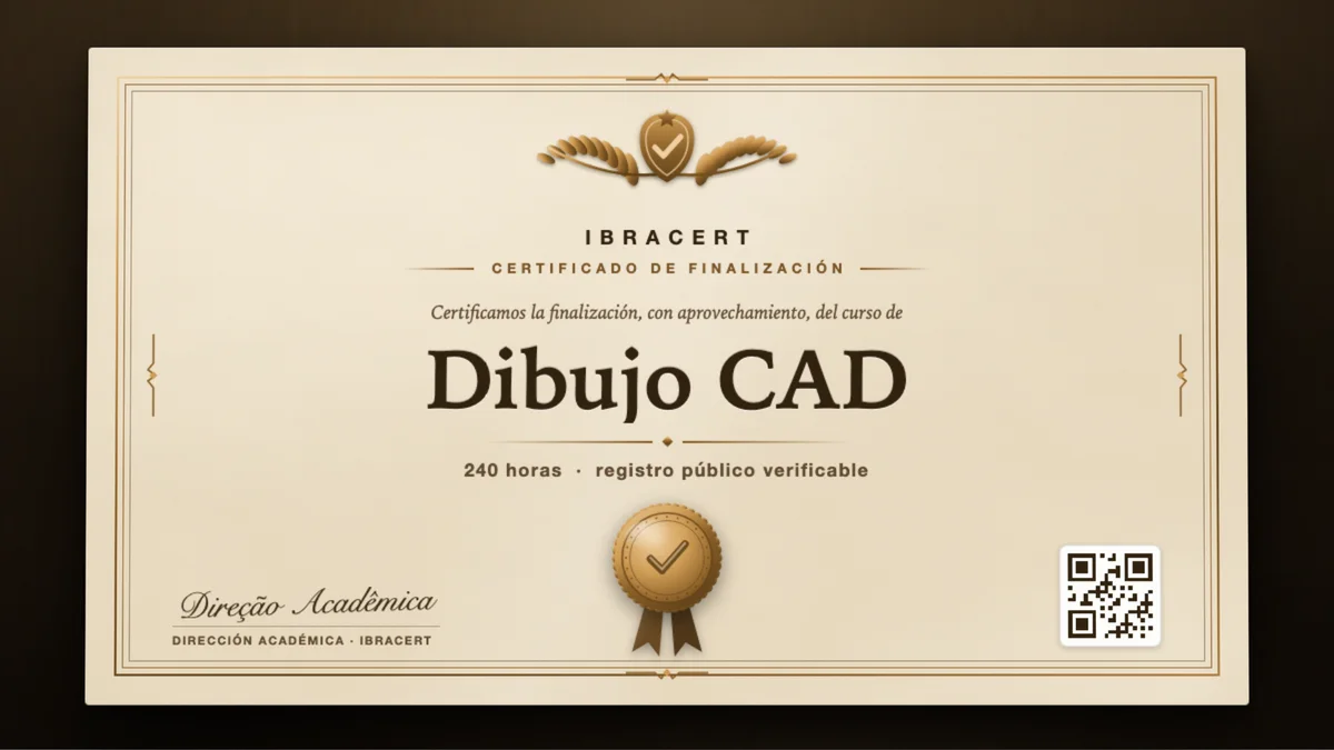 Portada del curso Dibujo CAD