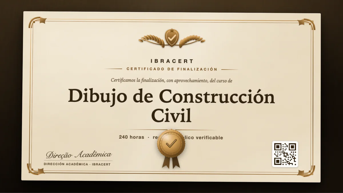 Portada del curso Dibujo de Construcción Civil