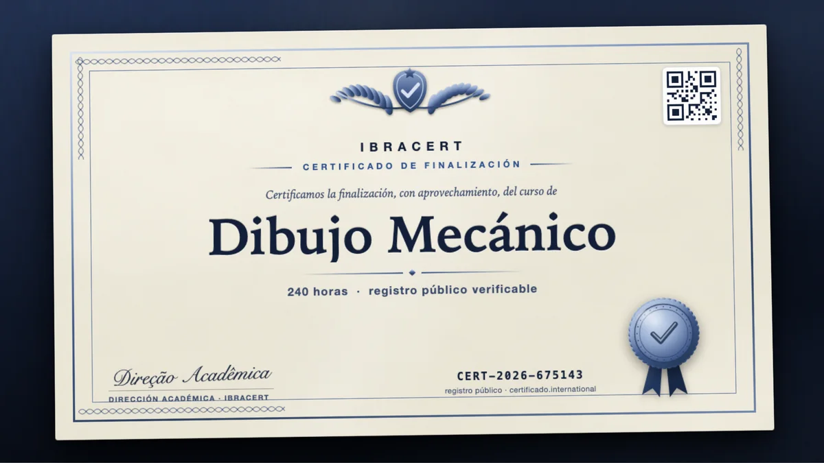 Portada del curso Dibujo Mecánico