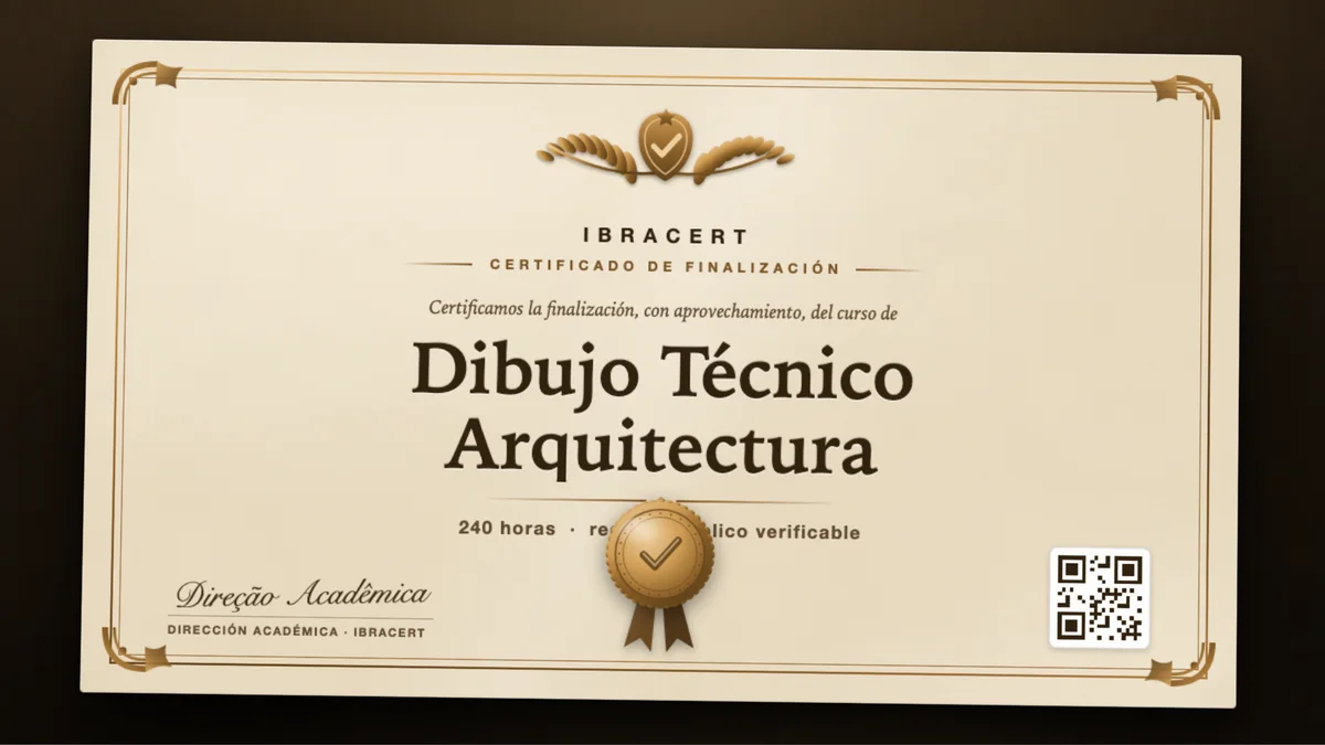Portada del curso Dibujo Técnico Arquitectura