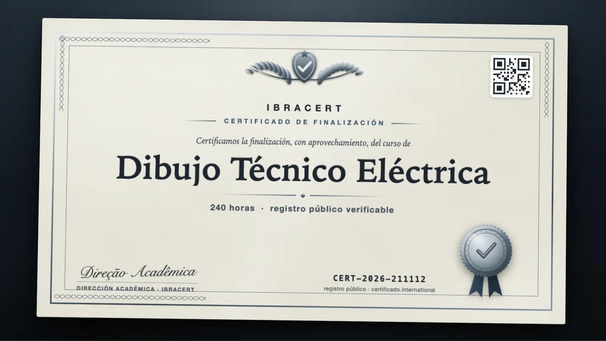 Portada del curso Dibujo Técnico Eléctrica