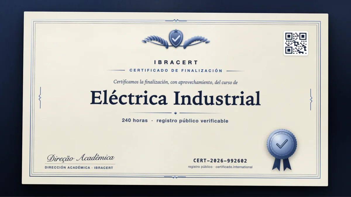 Portada del curso Eléctrica Industrial