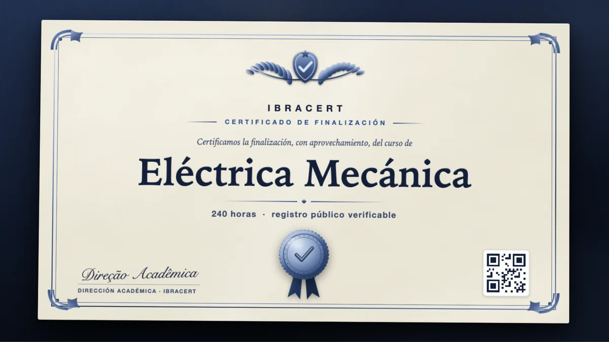 Portada del curso Eléctrica Mecánica