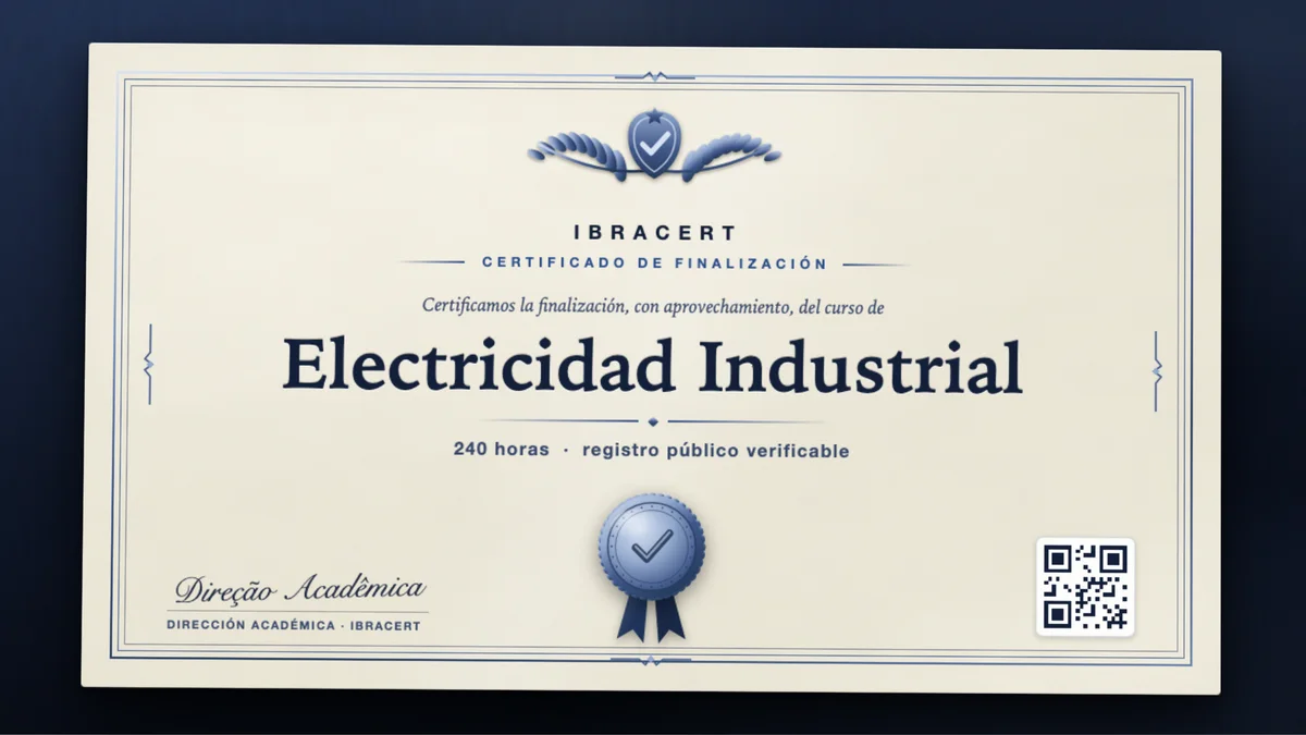 Portada del curso Electricidad Industrial