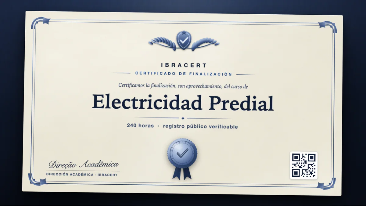Portada del curso Electricidad Predial