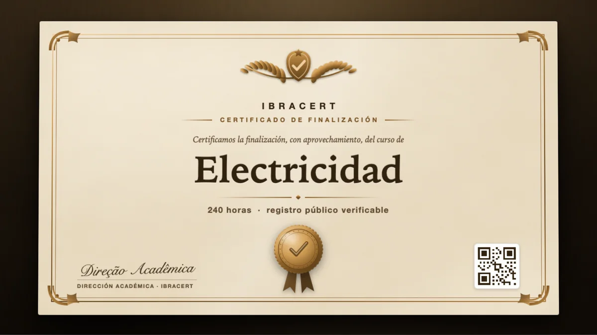 Portada del curso Electricidad