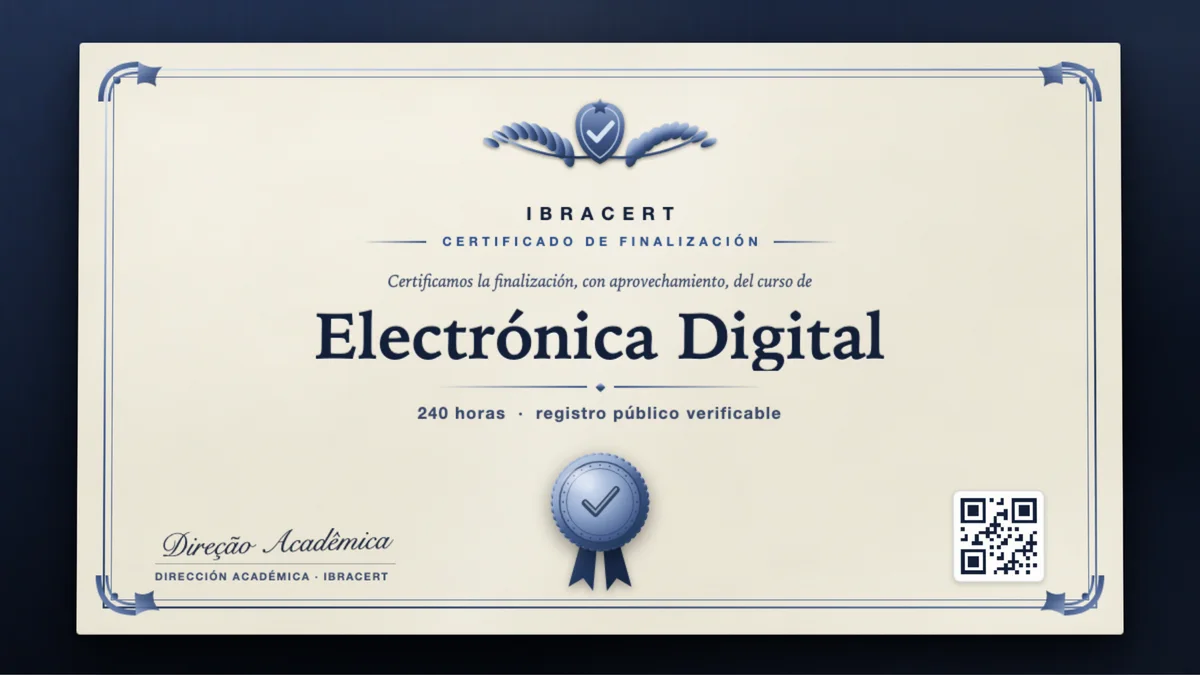 Portada del curso Electrónica Digital