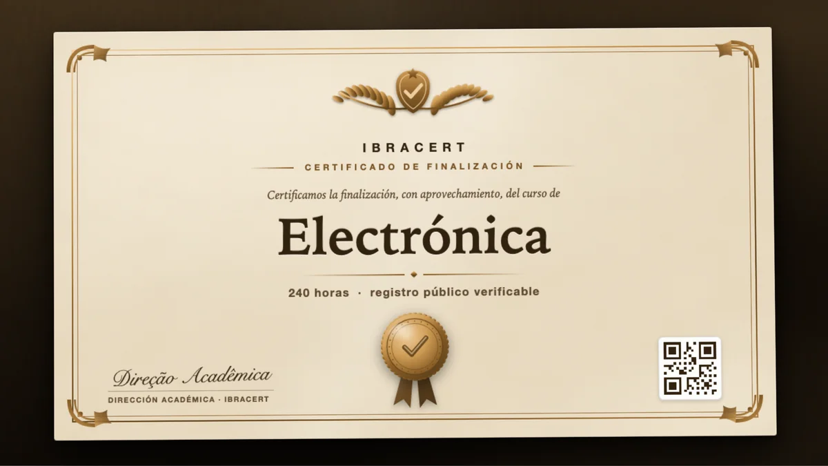 Portada del curso Electrónica