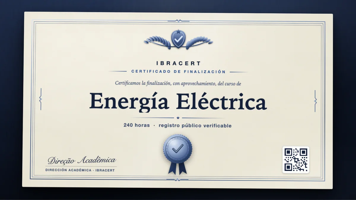 Portada del curso Energía Eléctrica