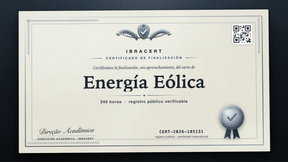 Portada del curso Energía Eólica