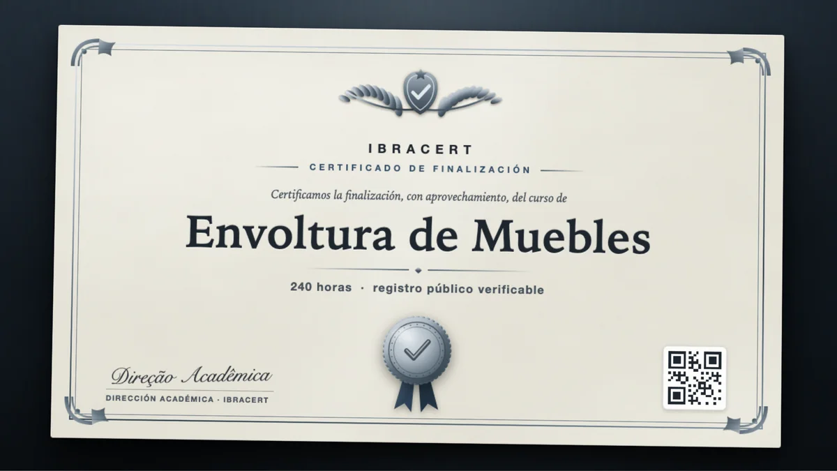 Portada del curso Envoltura de Muebles