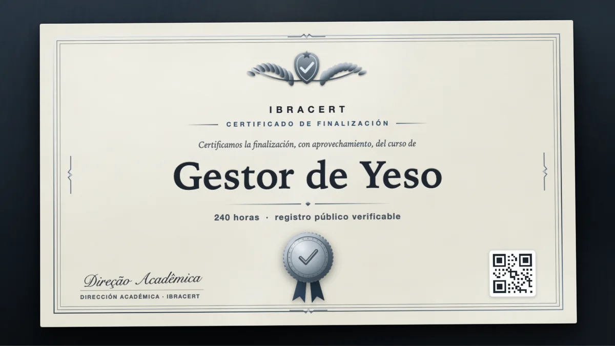 Portada del curso Gestor de Yeso