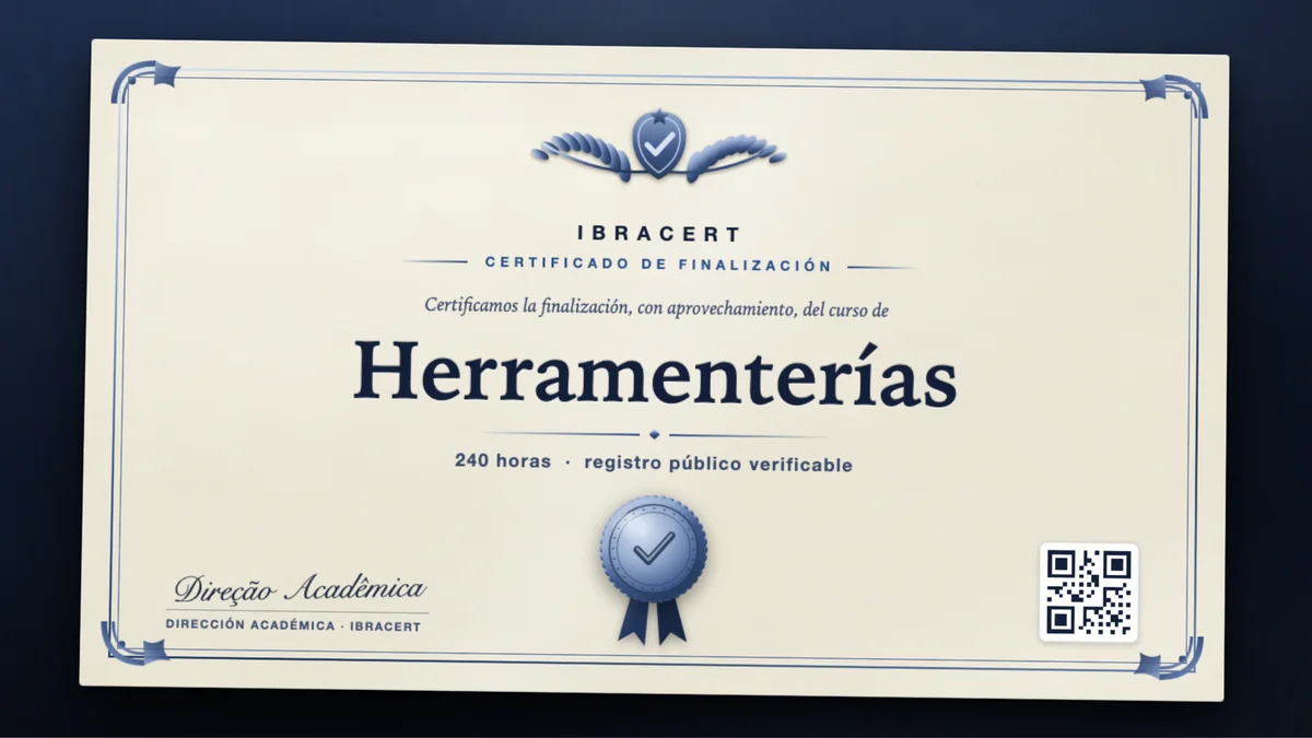 Portada del curso Herramenterías