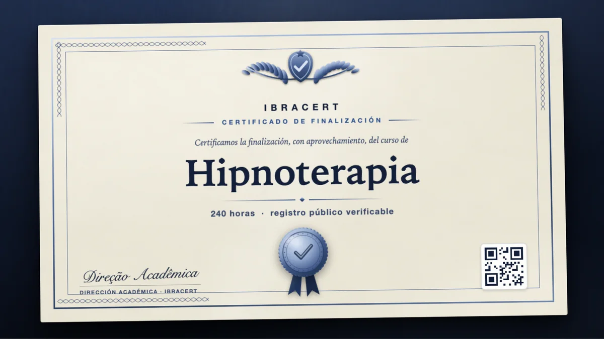Portada del curso Hipnoterapia