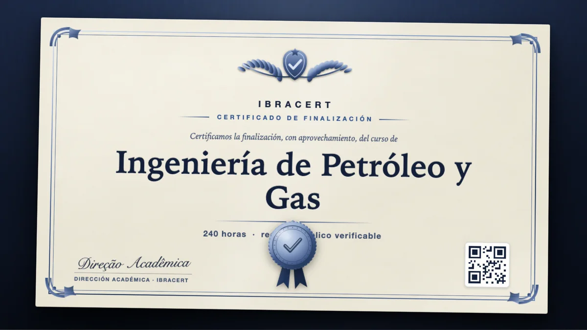 Portada del curso Ingeniería de Petróleo y Gas