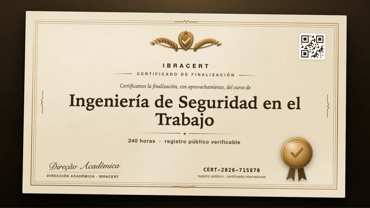 Portada del curso Ingeniería de Seguridad en el Trabajo