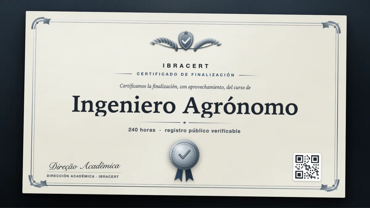 Portada del curso Ingeniero Agrónomo