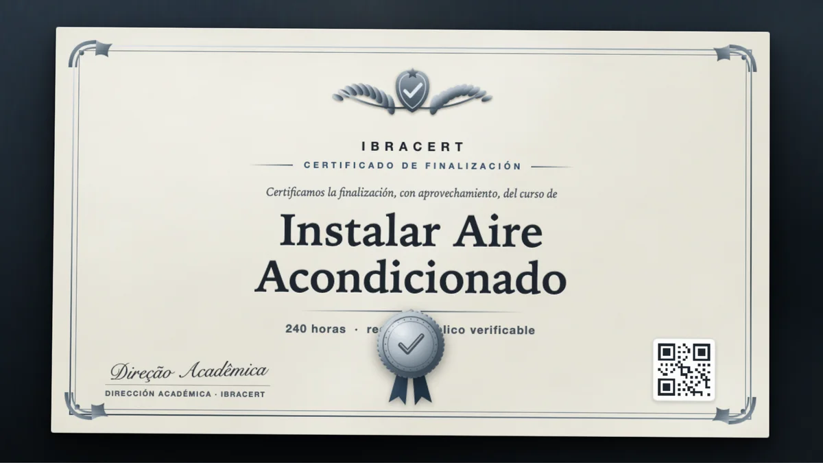 Portada del curso Instalar Aire Acondicionado