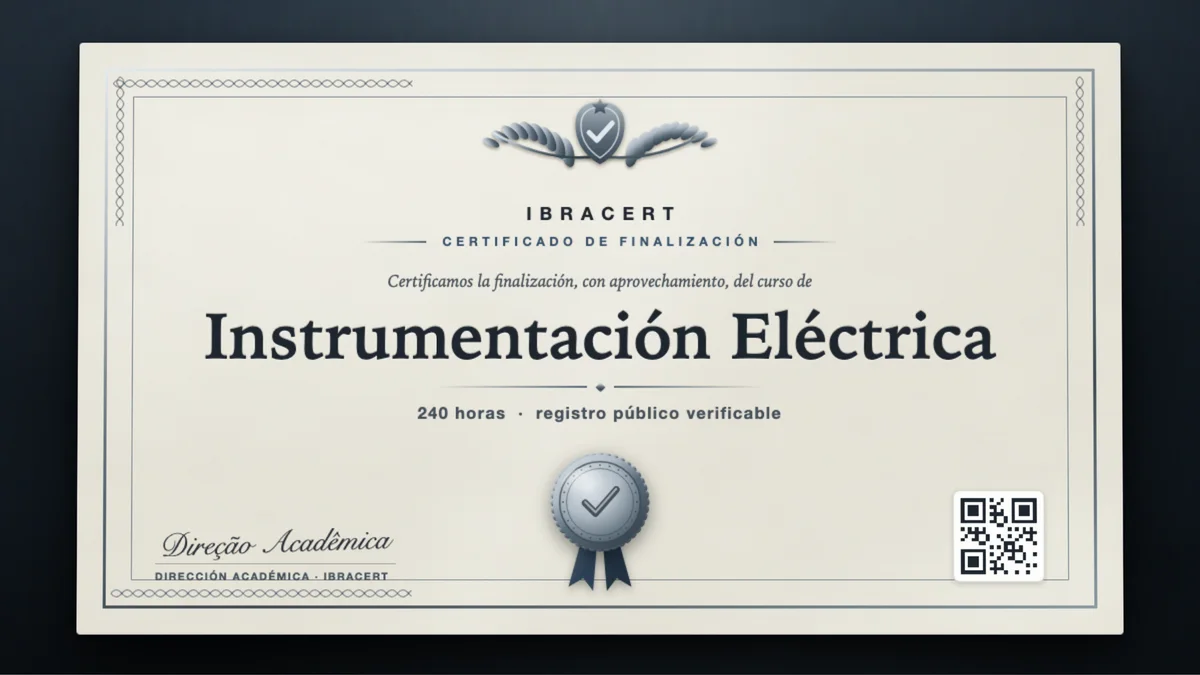 Portada del curso Instrumentación Eléctrica