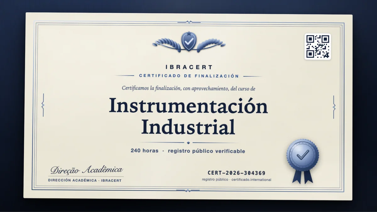 Portada del curso Instrumentación Industrial