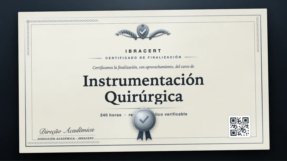 Portada del curso Instrumentación Quirúrgica