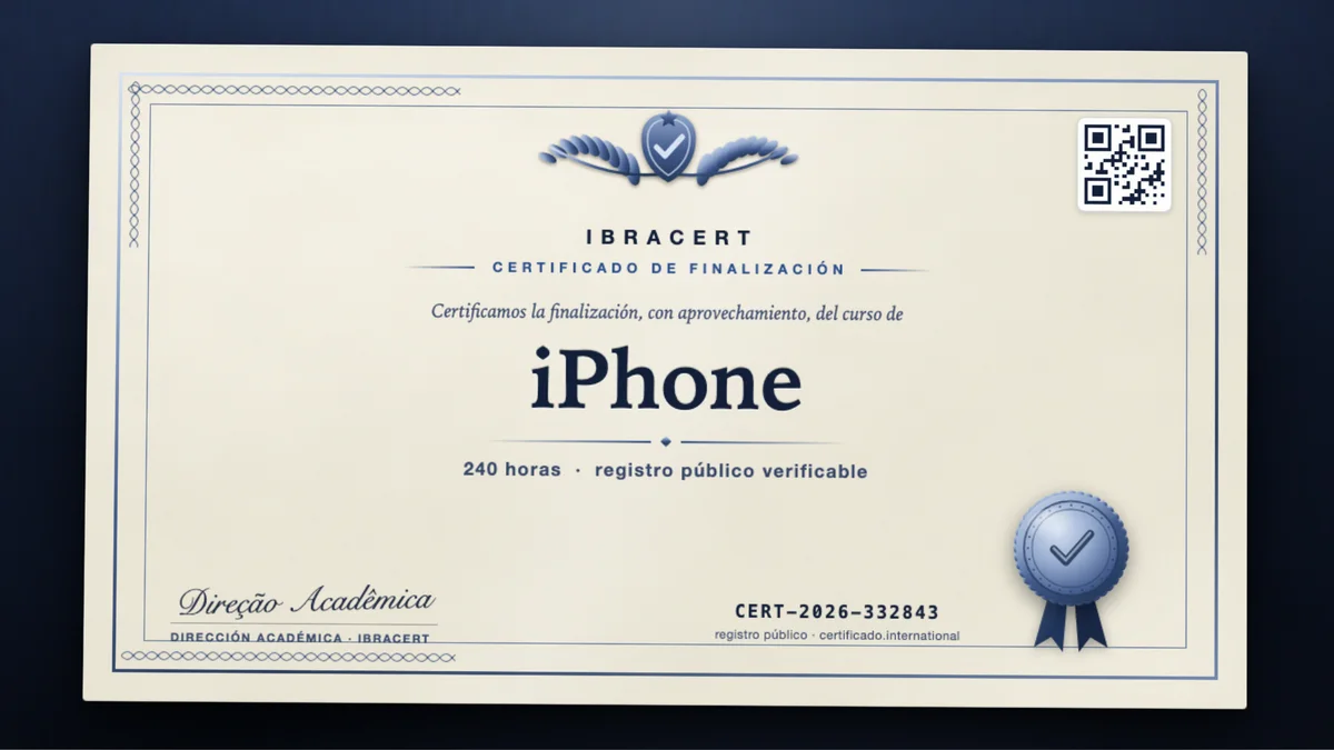 Portada del curso iPhone