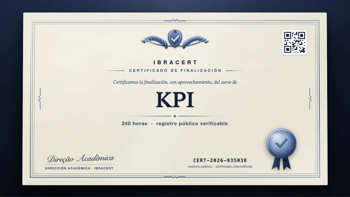 Portada del curso KPI