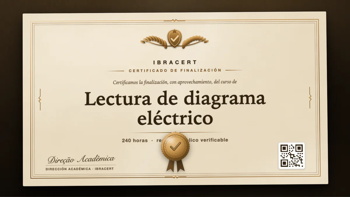Portada del curso Lectura de diagrama eléctrico