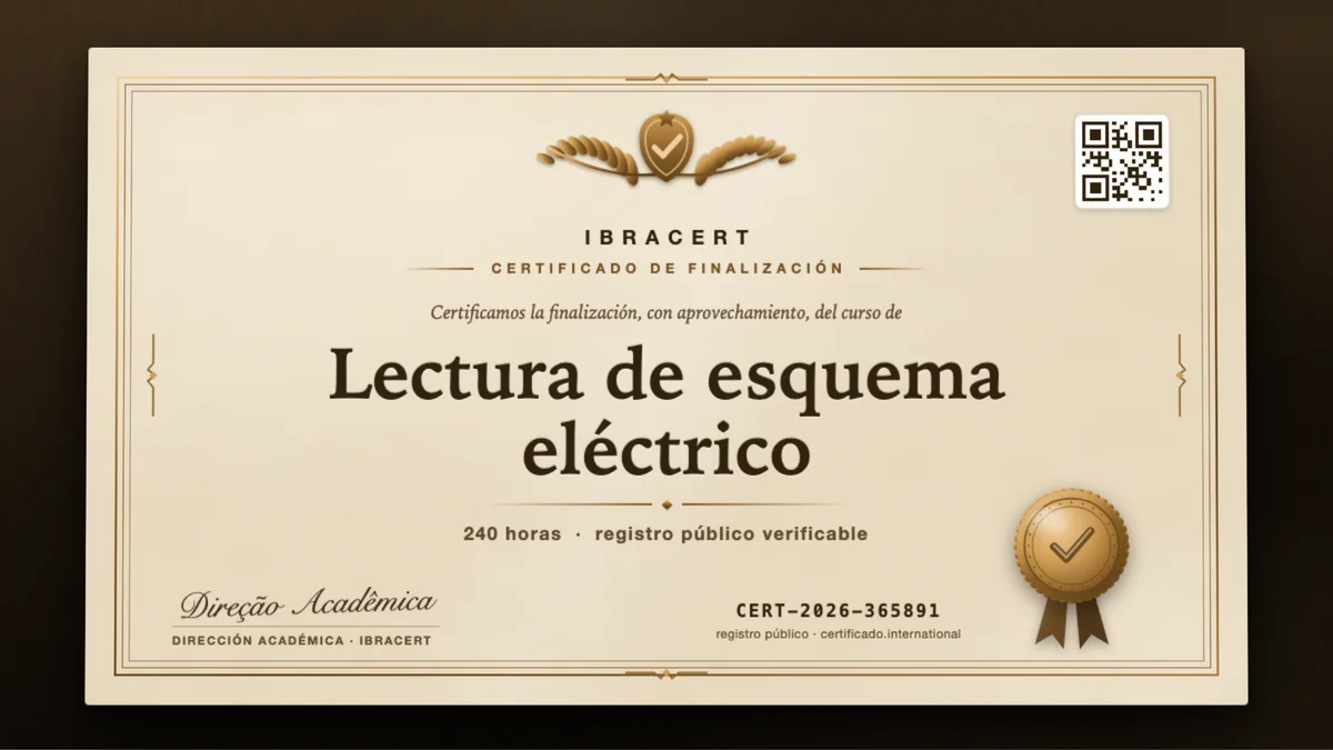 Portada del curso Lectura de esquema eléctrico