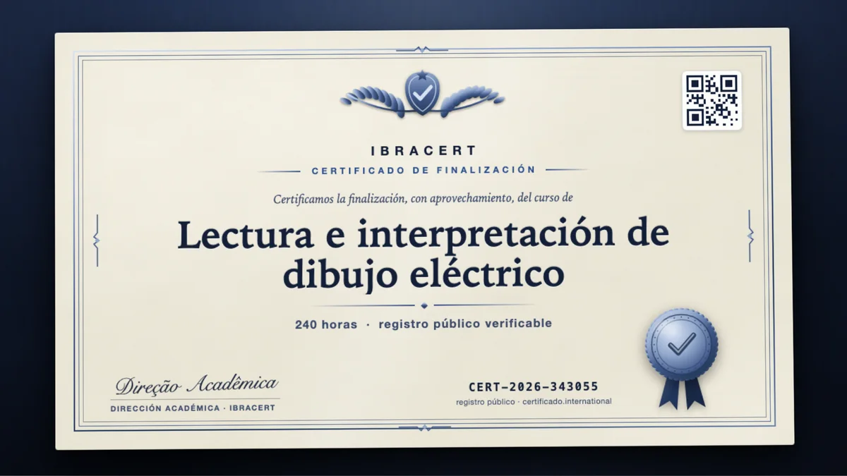 Portada del curso Lectura e interpretación de dibujo eléctrico