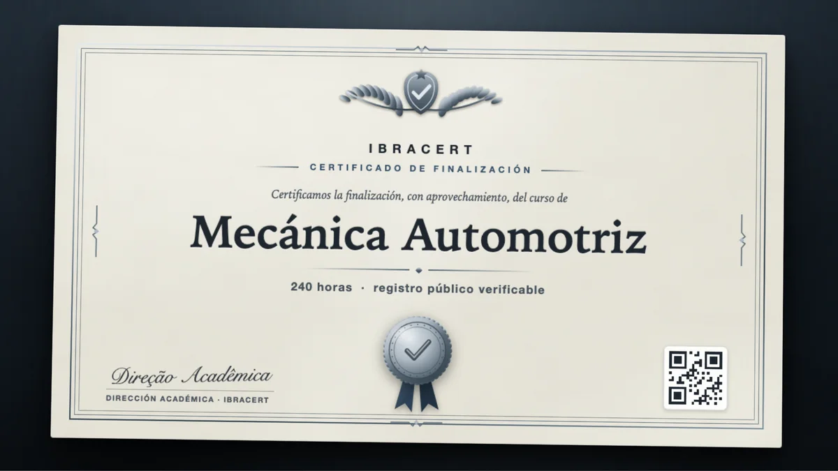 Portada del curso Mecánica Automotriz