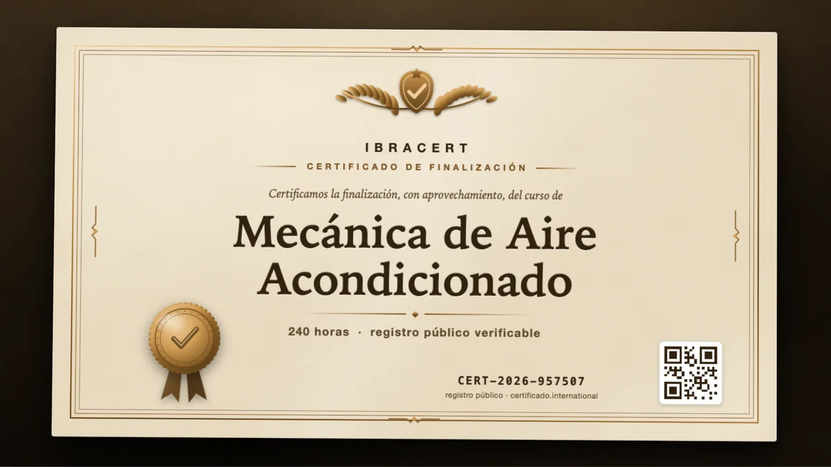 Portada del curso Mecánica de Aire Acondicionado