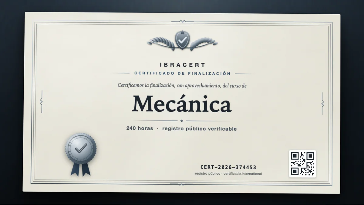 Portada del curso Mecánica