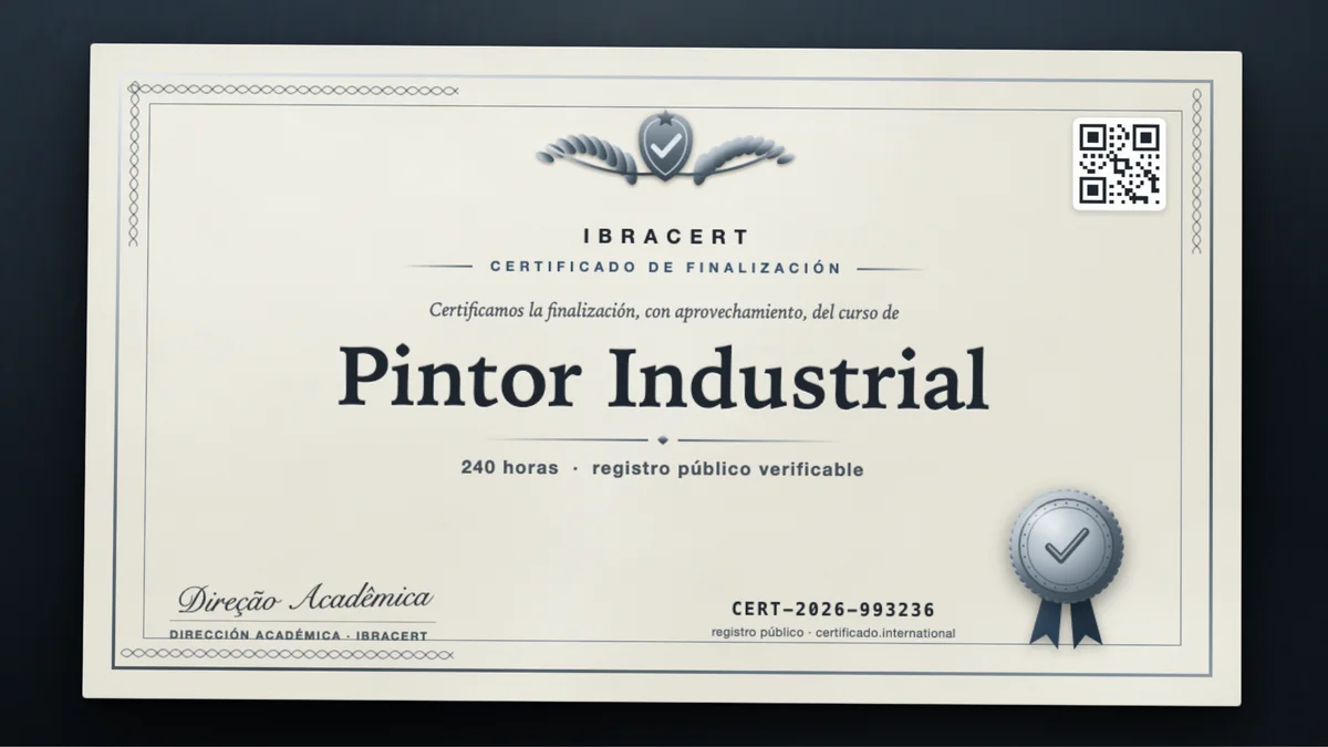 Portada del curso Pintor Industrial