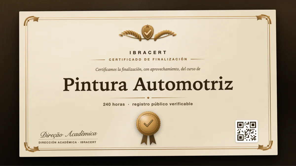 Portada del curso Pintura Automotriz