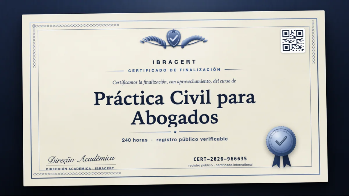 Portada del curso Práctica Civil para Abogados