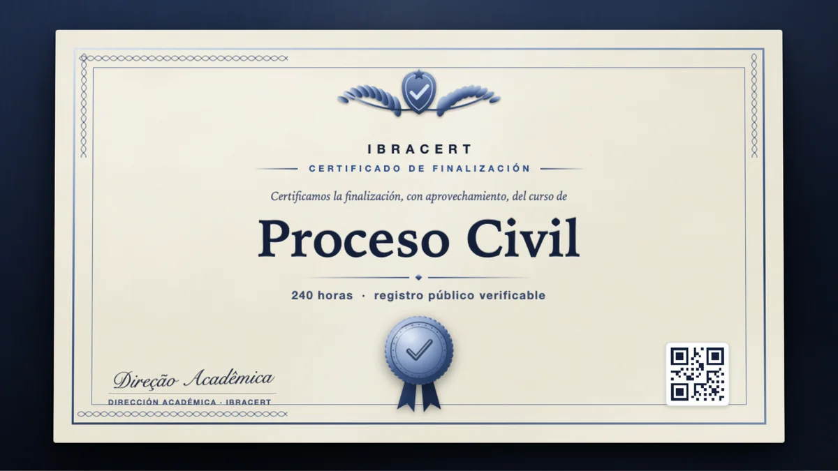 Portada del curso Proceso Civil