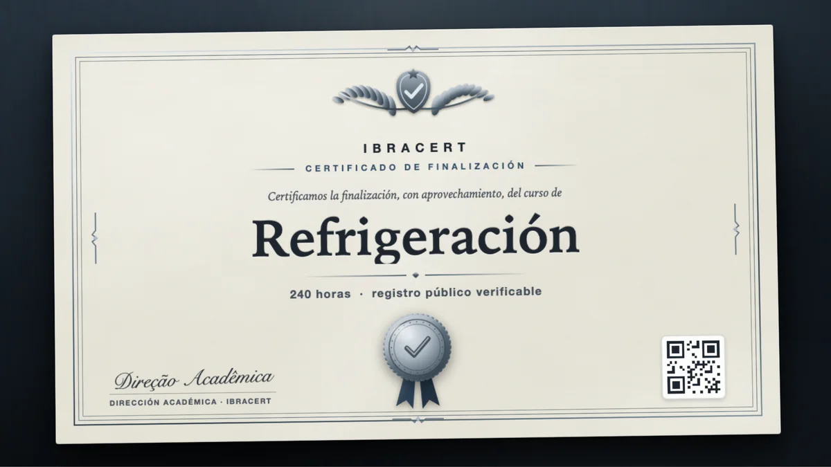 Portada del curso Refrigeración