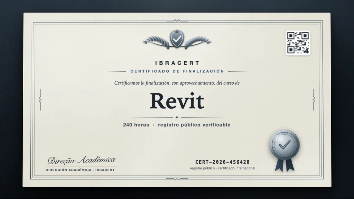 Portada del curso Revit
