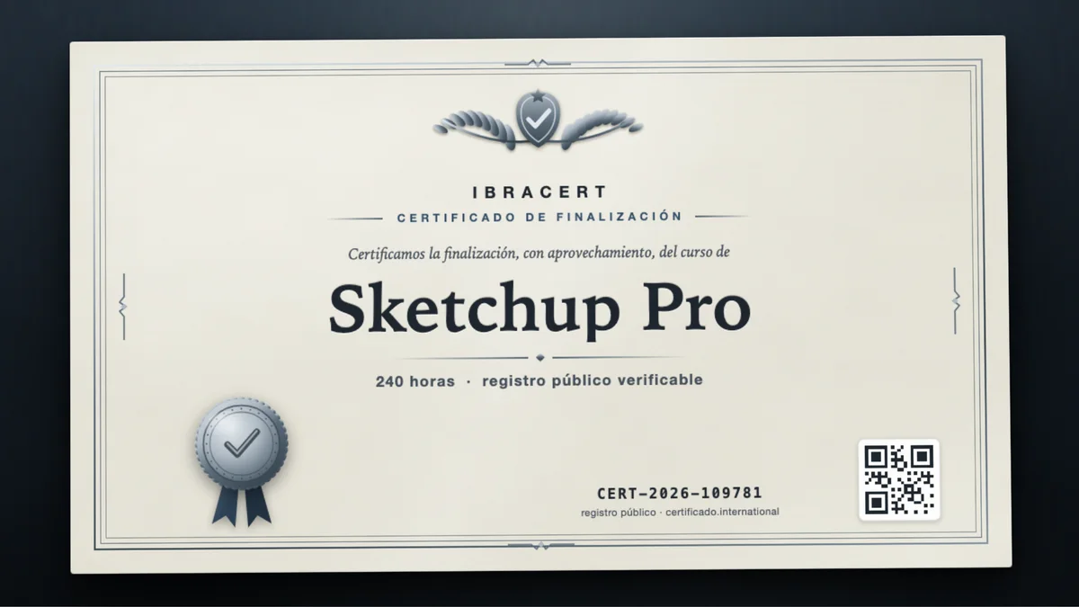 Portada del curso Sketchup Pro