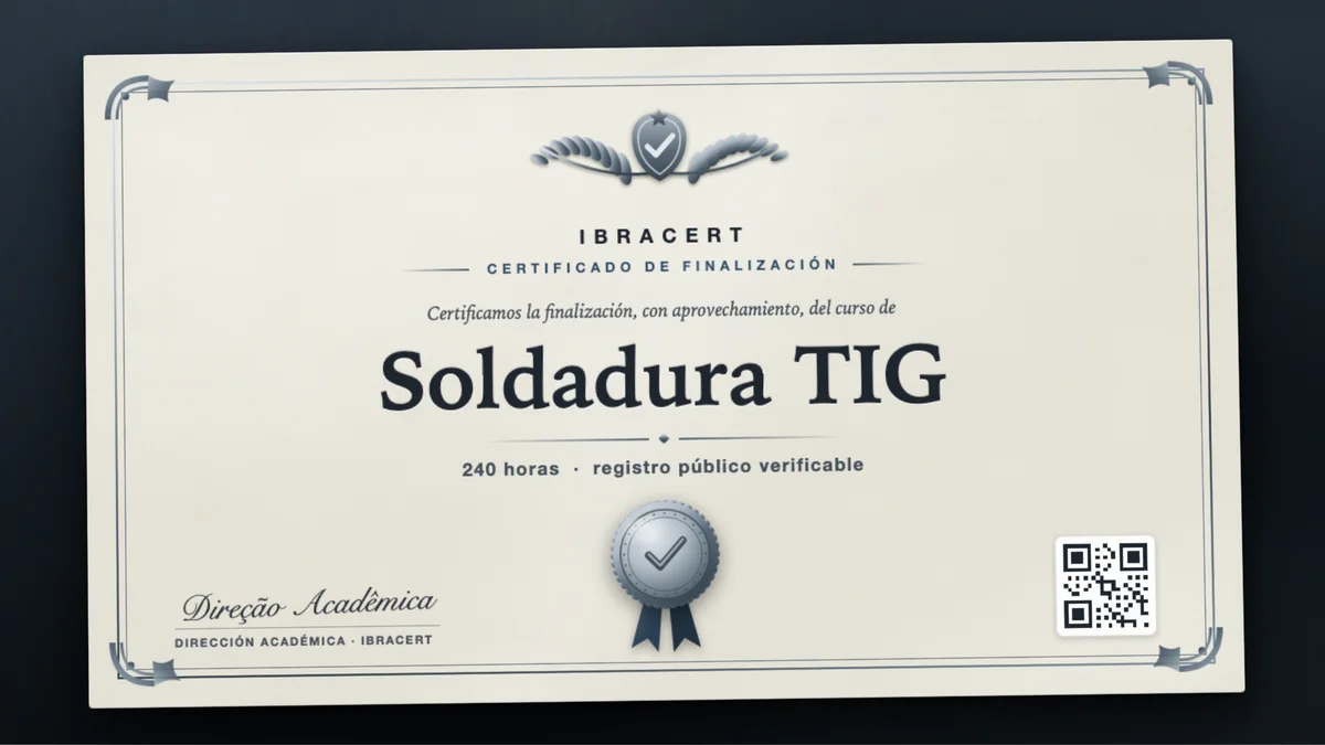 Portada del curso Soldadura TIG