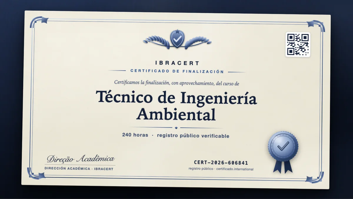 Portada del curso Técnico de Ingeniería Ambiental