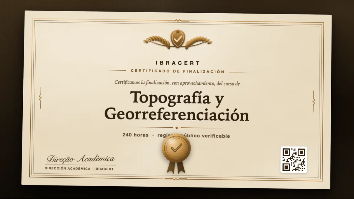 Portada del curso Topografía y Georreferenciación