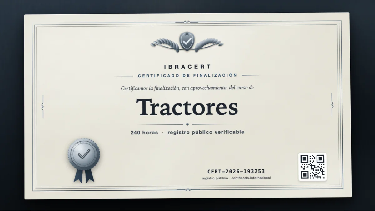 Portada del curso Tractores