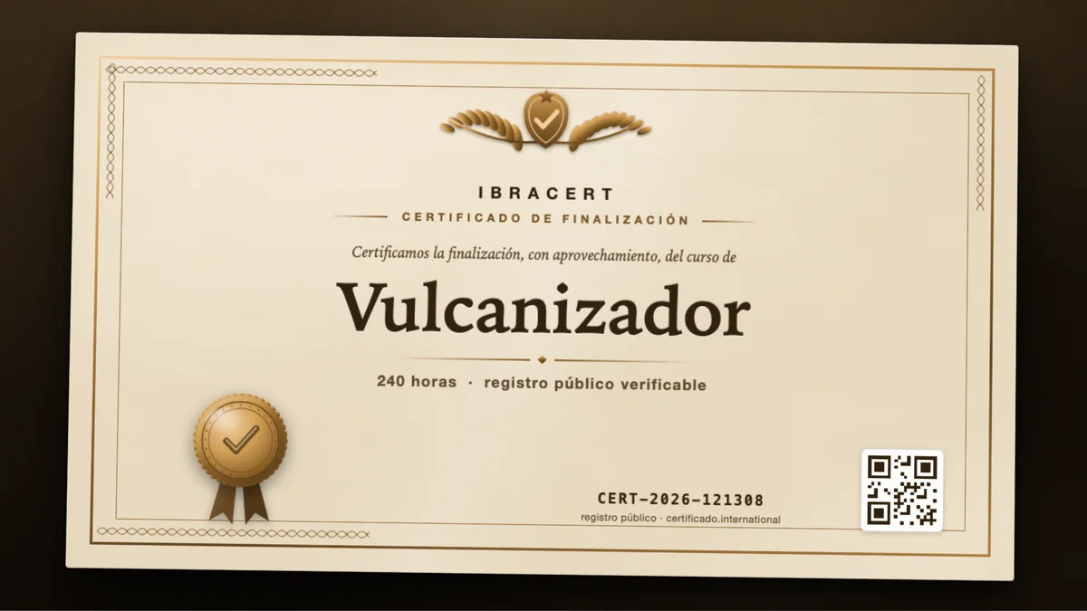 Portada del curso Vulcanizador