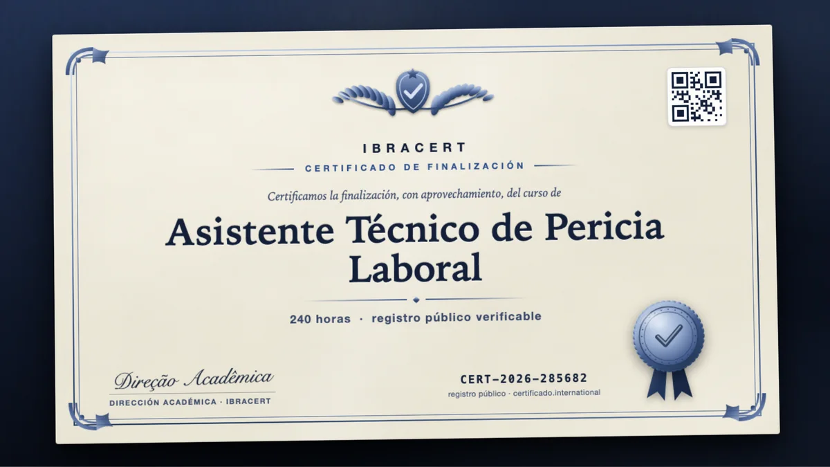 Portada del curso Asistente Técnico de Pericia Laboral