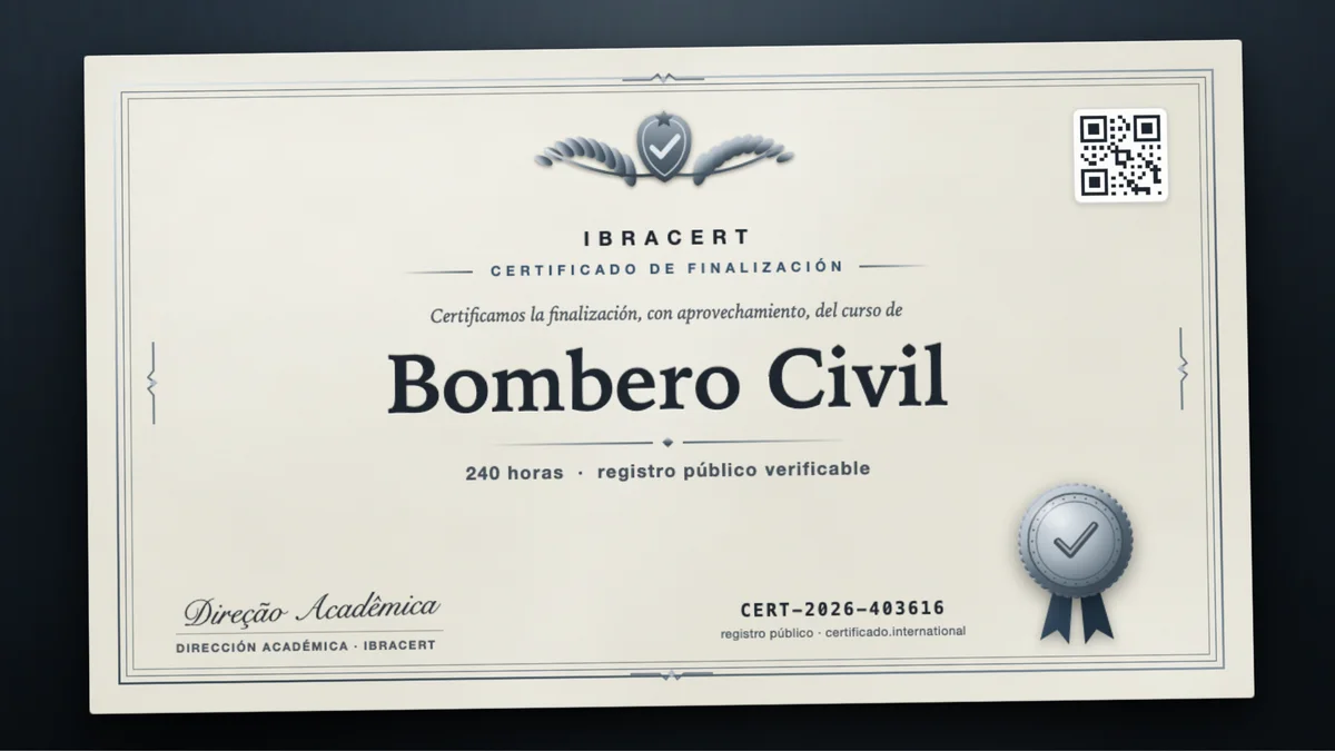 Portada del curso Bombero Civil